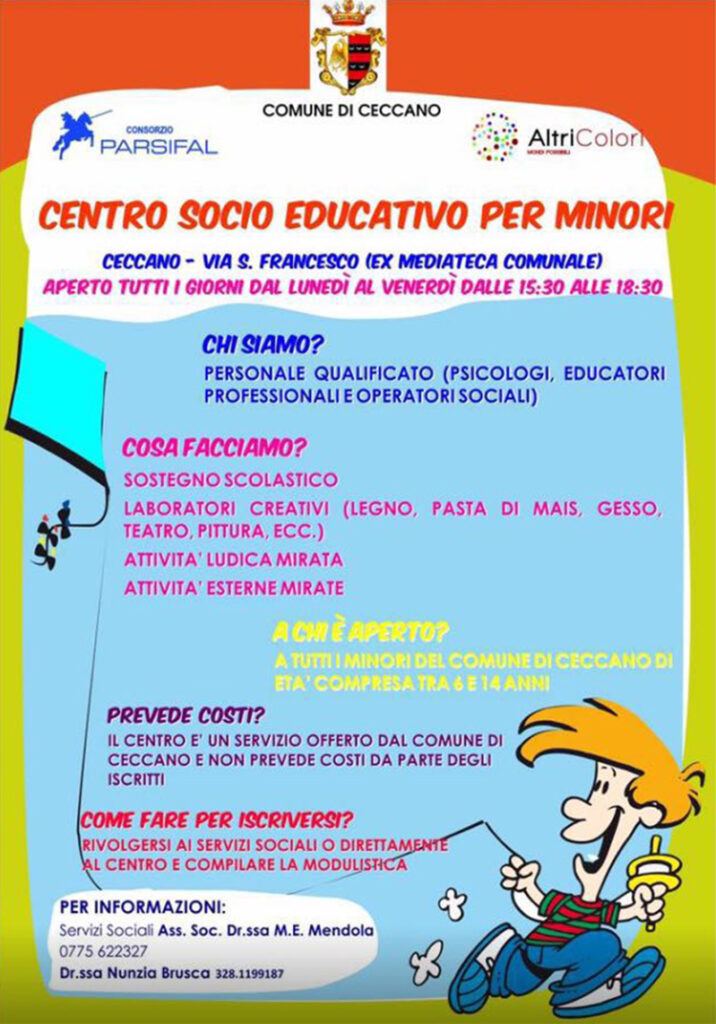 CENTRO SOCIO EDUCATIVO PER MINORI