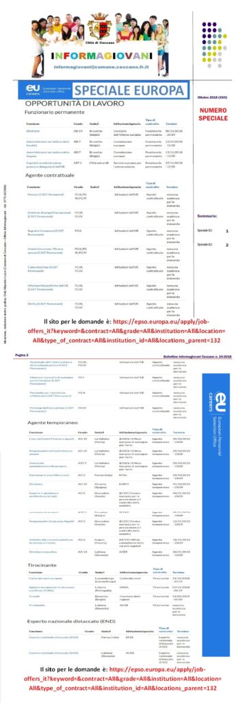 Bollettino Informagiovani Ceccano 24-2018
