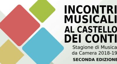 Incontri Musicali al Castello dei Conti – 9 e 10 giugno 2019