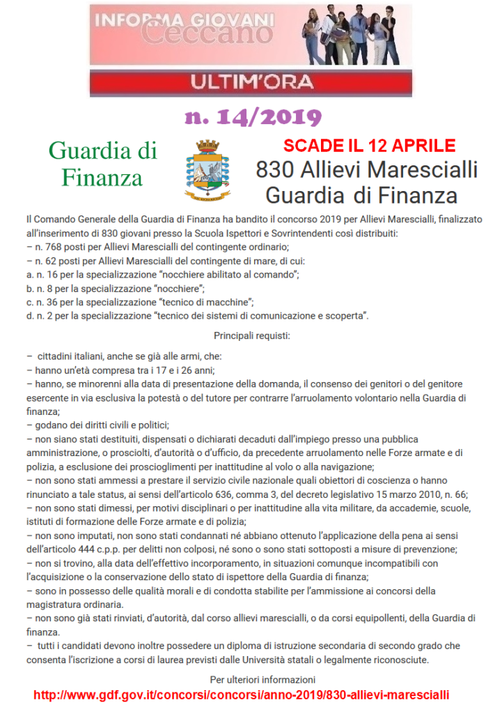Informagiovani Ceccano Ultimora 14-2019