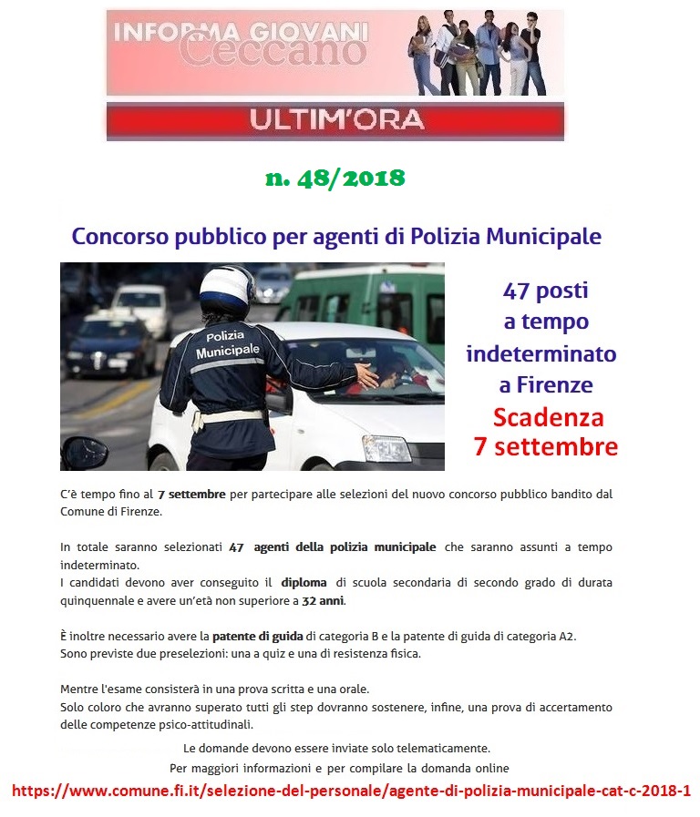 Informagiovani Ceccano Ultimora 48-2018