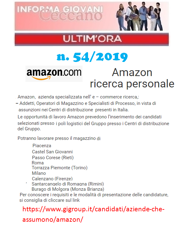 Informagiovani Ceccano Ultimora 54-2019