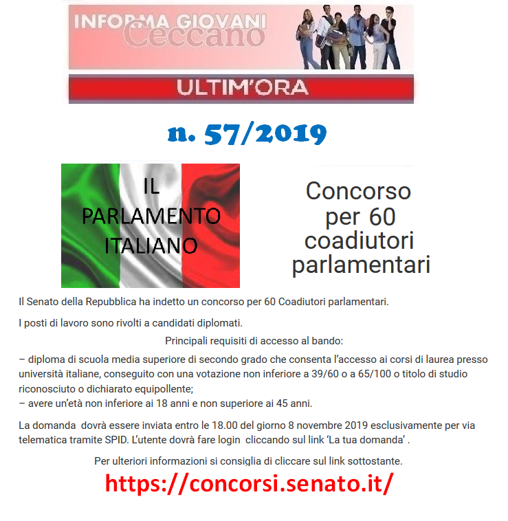 Informagiovani Ceccano Ultimora 57-2019