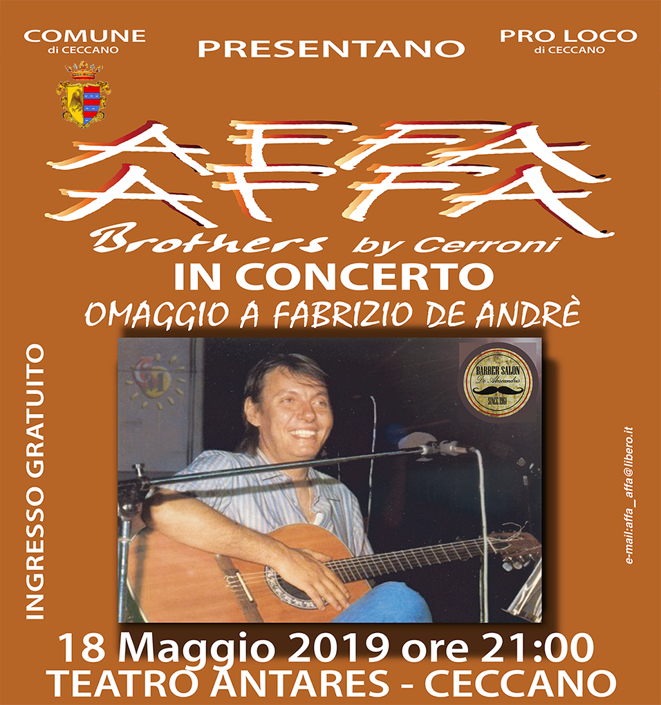 AFFA AFFA in Concerto… Teatro Antares