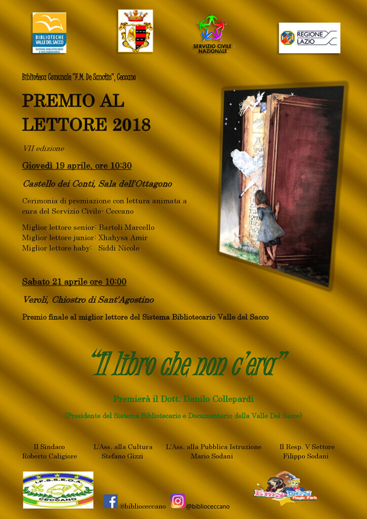 Premio al Lettore 2018