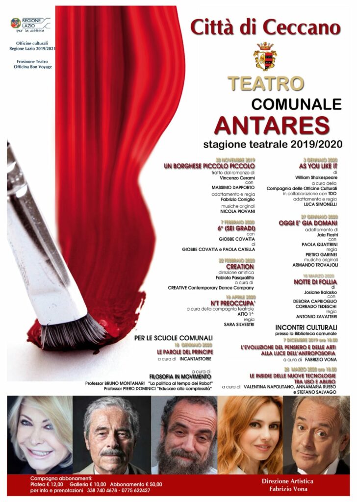 Stagione Teatrale 2019-2020