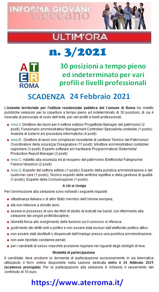 Informagiovani Ceccano Ultimora 3-2021