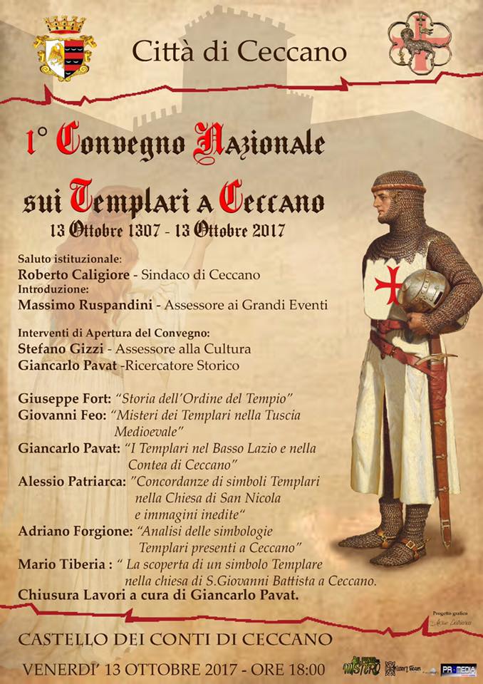 I Convegno Nazionale sui Templari a Ceccano