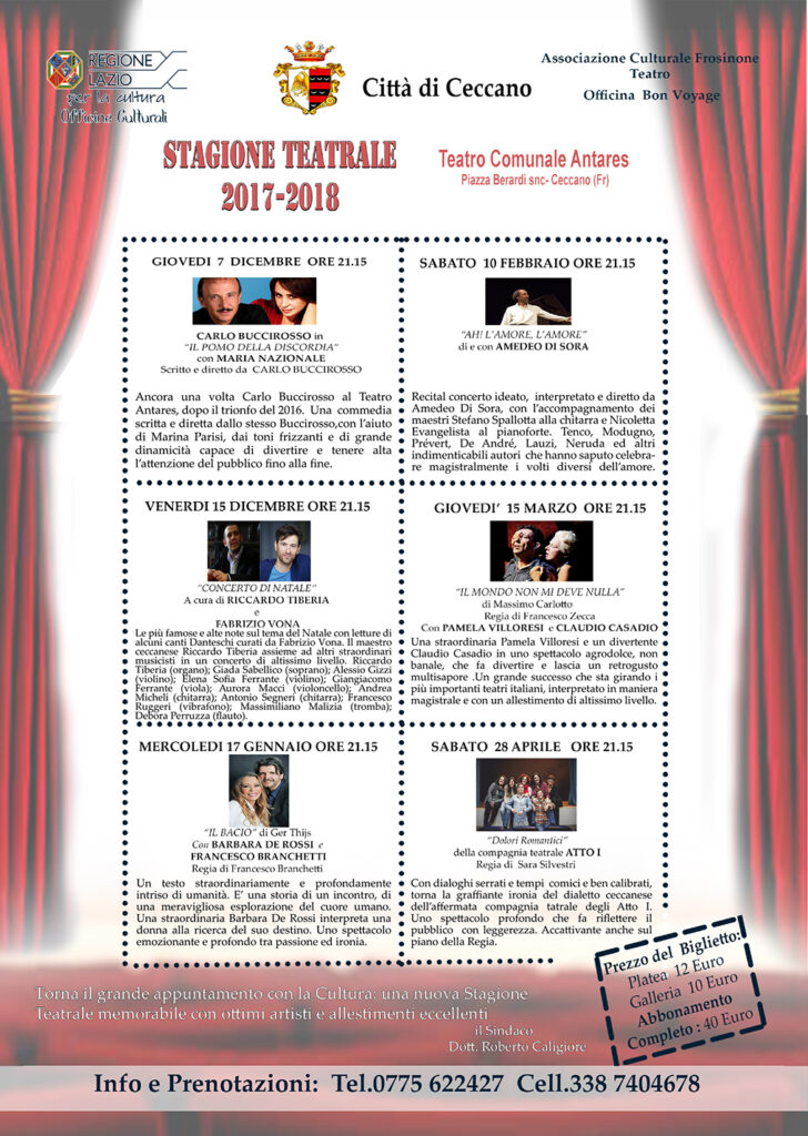 Stagione Teatrale 2017-2018
