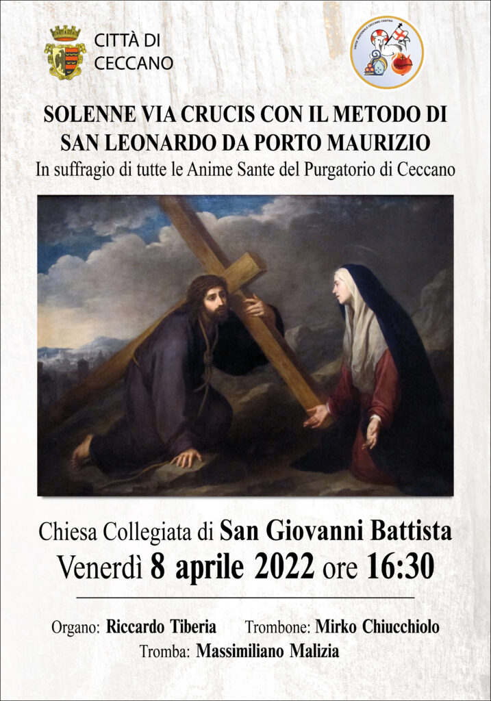Locandina Via Crucis venerdi 8 aprile 2022