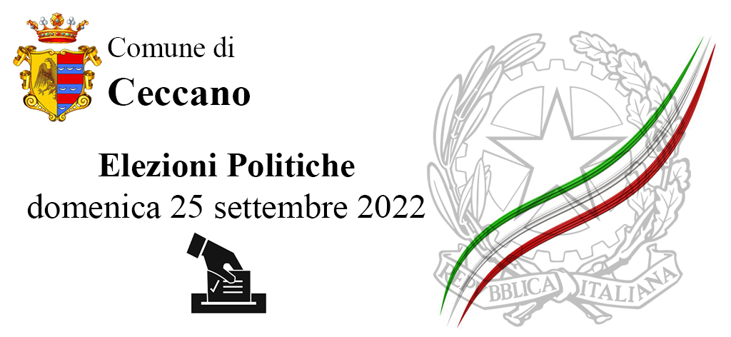 Speciale Elezioni 2022 – Elezioni Politiche del 25 settembre 2022