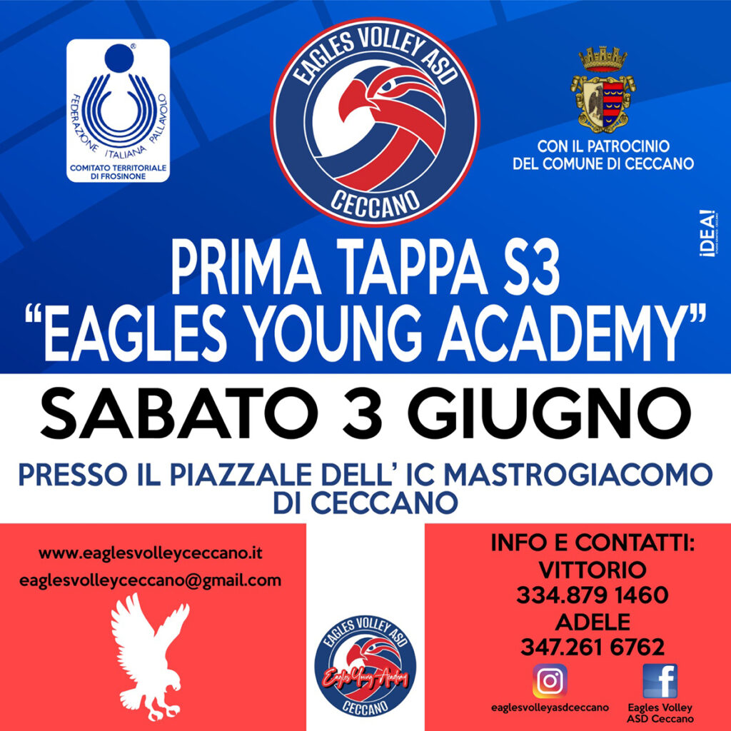 Eagles Young Academy – Prima tappa S3 – 3 giugno 2023