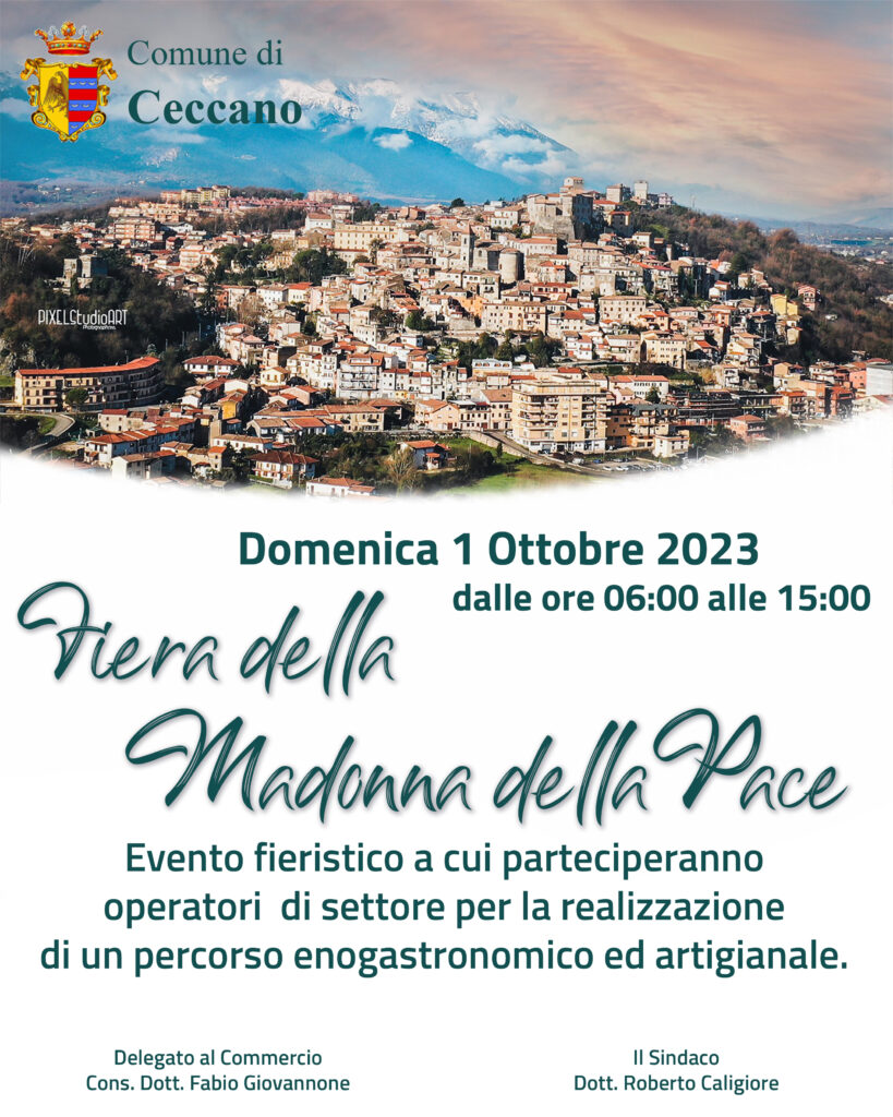 Fiera Madonna della Pace – 1 ott. 2023