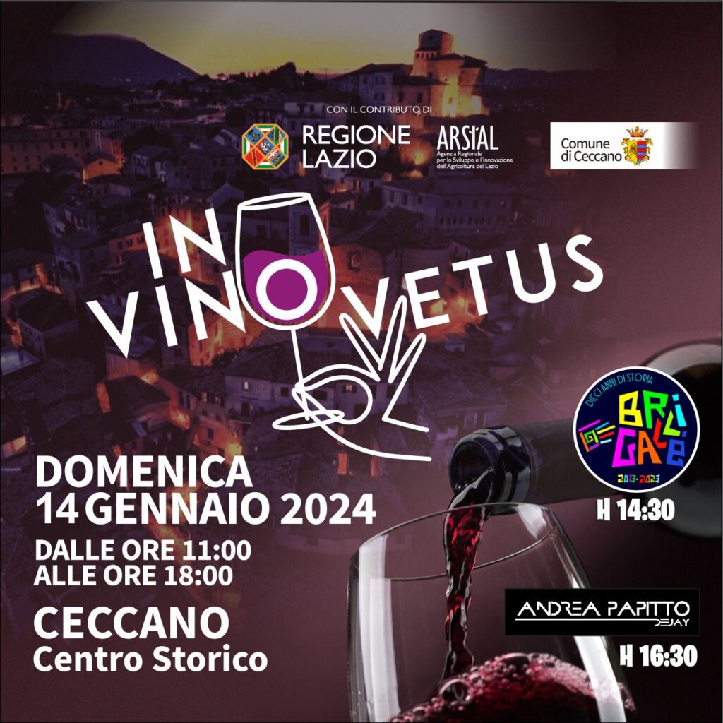 In Vino Vetus – 14 genn. 2024