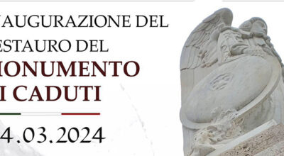 Inaugurazione del restauro del MONUMENTO AI CADUTI – 24 mar. 2024